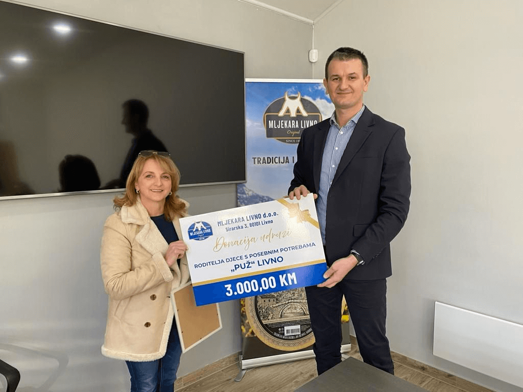 Donacije Mljekare Livno zajednicama Livna s posebnim značajem image 1