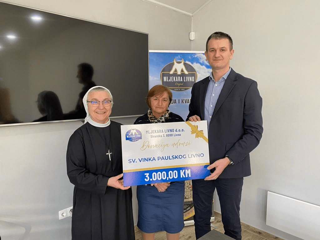 Donacije Mljekare Livno zajednicama Livna s posebnim značajem image 2